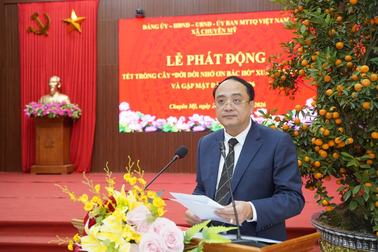 Lễ phát động tết trồng cây “Đời đời nhớ ơn Bác Hồ” xuân Bính Ngọ và gặp mặt đầu năm 2026- Ảnh 1.