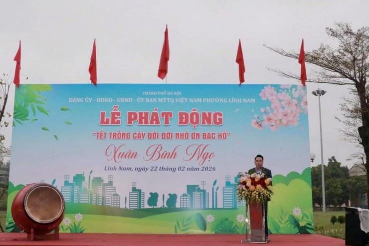 PHƯỜNG LĨNH NAM PHÁT ĐỘNG “TẾT TRỒNG CÂY ĐỜI ĐỜI NHỚ ƠN BÁC HỒ” XUÂN BÍNH NGỌ 2026- Ảnh 2.