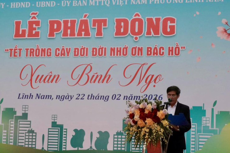 PHƯỜNG LĨNH NAM PHÁT ĐỘNG “TẾT TRỒNG CÂY ĐỜI ĐỜI NHỚ ƠN BÁC HỒ” XUÂN BÍNH NGỌ 2026- Ảnh 3.
