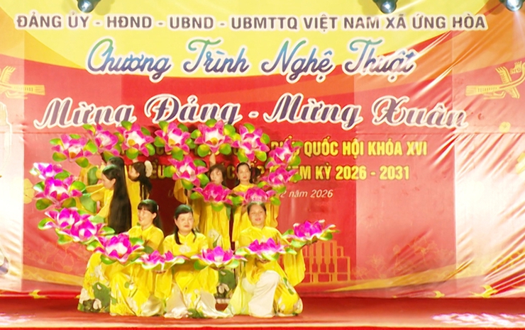 SÔI NỔI CHƯƠNG TRÌNH VĂN NGHỆ “MỪNG ĐẢNG – MỪNG XUÂN” CHÀO MỪNG CUỘC BẦU CỬ ĐẠI BIỂU QUỐC HỘI KHÓA XVI VÀ HĐND CÁC CẤP NHIỆM KỲ 2026–2031.- Ảnh 24.
