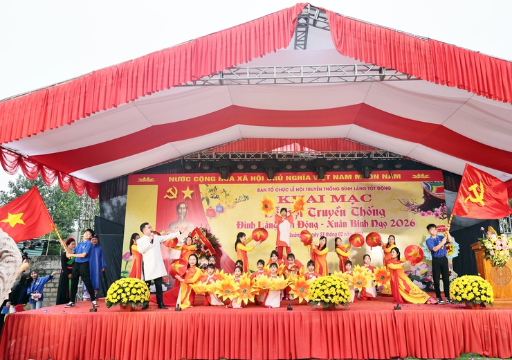 Lễ hội truyền thống Đình làng Tốt Động xuân Bính Ngọ 2026: Lan tỏa giá trị di sản, khẳng định khí thế phát triển- Ảnh 15.