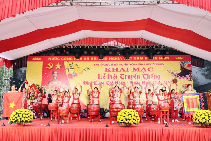 Lễ hội truyền thống Đình làng Tốt Động xuân Bính Ngọ 2026: Lan tỏa giá trị di sản, khẳng định khí thế phát triển- Ảnh 10.