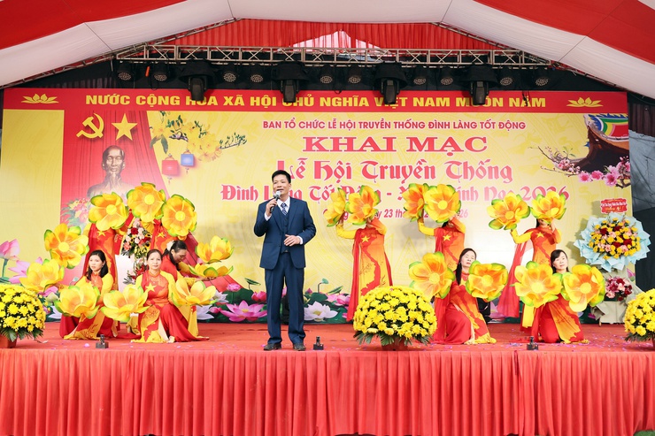 Lễ hội truyền thống Đình làng Tốt Động xuân Bính Ngọ 2026: Lan tỏa giá trị di sản, khẳng định khí thế phát triển- Ảnh 13.