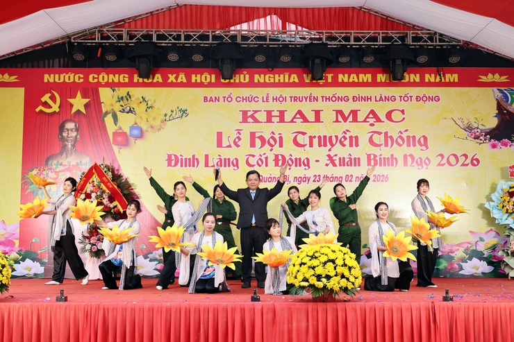 Lễ hội truyền thống Đình làng Tốt Động xuân Bính Ngọ 2026: Lan tỏa giá trị di sản, khẳng định khí thế phát triển- Ảnh 14.