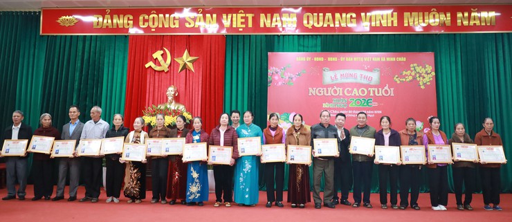 Xã Minh Châu mừng thọ người cao tuổi dịp xuân Bính Ngọ 2026.- Ảnh 7.