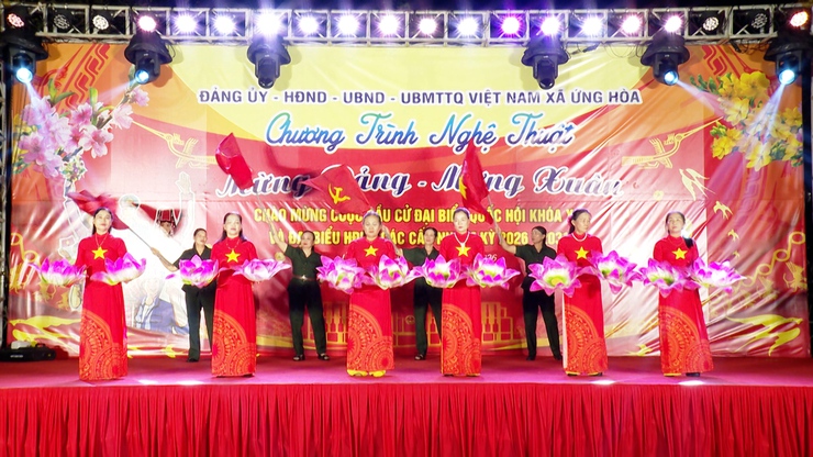 SÔI NỔI CHƯƠNG TRÌNH VĂN NGHỆ “MỪNG ĐẢNG – MỪNG XUÂN” CHÀO MỪNG CUỘC BẦU CỬ ĐẠI BIỂU QUỐC HỘI KHÓA XVI VÀ HĐND CÁC CẤP NHIỆM KỲ 2026–2031.- Ảnh 19.