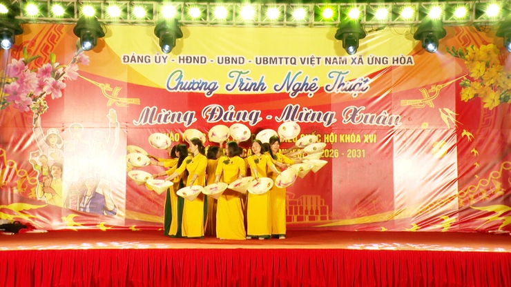 SÔI NỔI CHƯƠNG TRÌNH VĂN NGHỆ “MỪNG ĐẢNG – MỪNG XUÂN” CHÀO MỪNG CUỘC BẦU CỬ ĐẠI BIỂU QUỐC HỘI KHÓA XVI VÀ HĐND CÁC CẤP NHIỆM KỲ 2026–2031.- Ảnh 9.