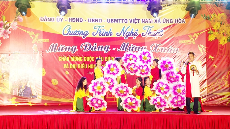 SÔI NỔI CHƯƠNG TRÌNH VĂN NGHỆ “MỪNG ĐẢNG – MỪNG XUÂN” CHÀO MỪNG CUỘC BẦU CỬ ĐẠI BIỂU QUỐC HỘI KHÓA XVI VÀ HĐND CÁC CẤP NHIỆM KỲ 2026–2031.- Ảnh 4.