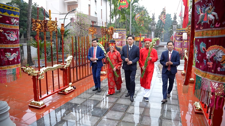 Lễ khai hạ đình làng Đắc Sở- Ảnh 1.