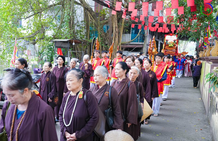 Xã Quốc Oai long trọng tổ chức Lễ đón nhận Bằng xếp hạng Di tích cấp tỉnh, thành phố Đình Sài Khê- Ảnh 18.