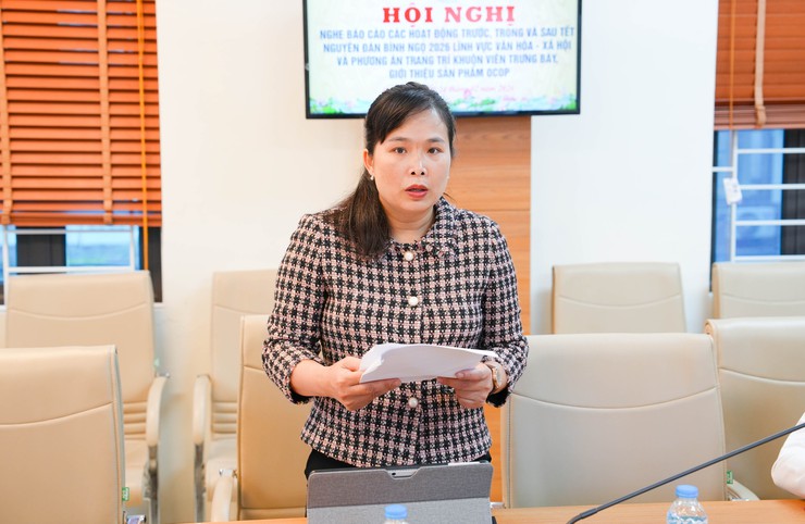 Hội nghị nghe báo cáo các hoạt động trước, trong và sau Tết nguyên đán Bính Ngọ 2026 lĩnh vực văn hoá-xã hội- Ảnh 2.