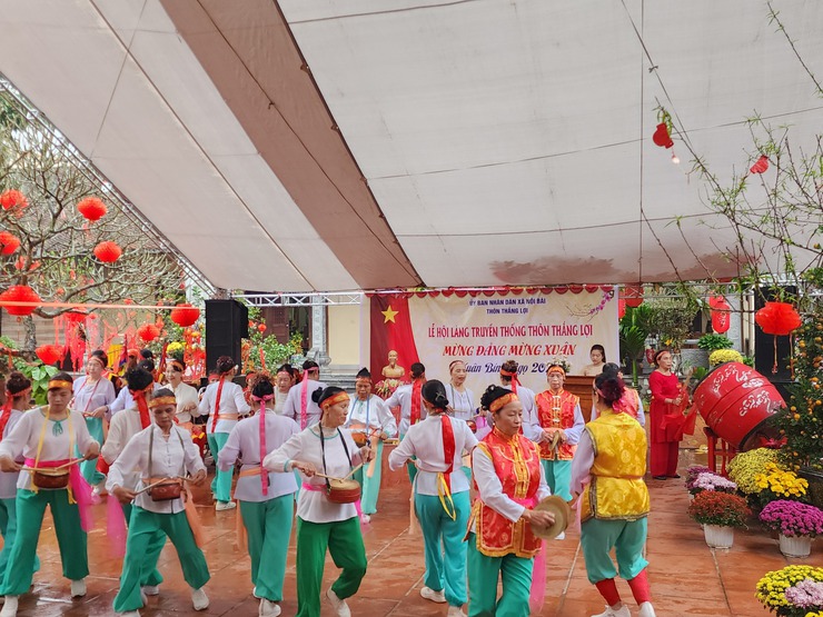 Khai Mạc Lễ Hội Truyền Thống Thôn Thắng Lợi- Ảnh 8.