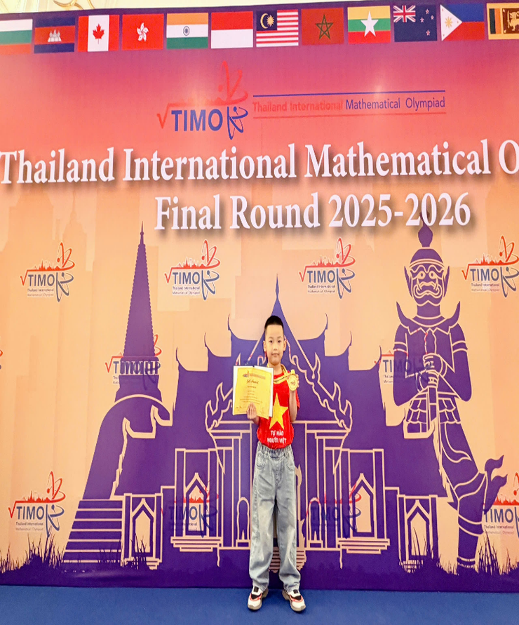 Học sinh trường Tiểu học Bùi Quốc Khái giành huy chương vàng timo - toán quốc tế và tự tin toả sáng tại Thái Lan- Ảnh 4.
