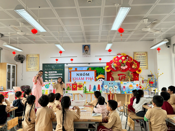 Vui sáng tạo cùng hình phẳng qua tiết học stem - Toán của lớp 2A2- Ảnh 5.