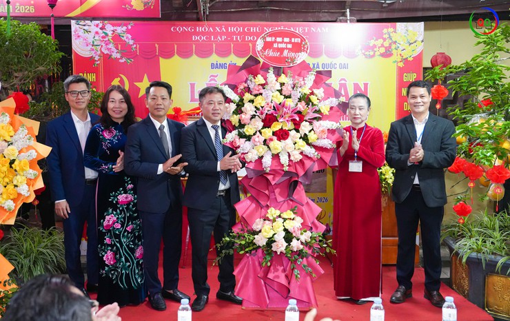 Xã Quốc Oai long trọng tổ chức Lễ đón nhận Bằng xếp hạng Di tích cấp tỉnh, thành phố Đình Sài Khê- Ảnh 8.