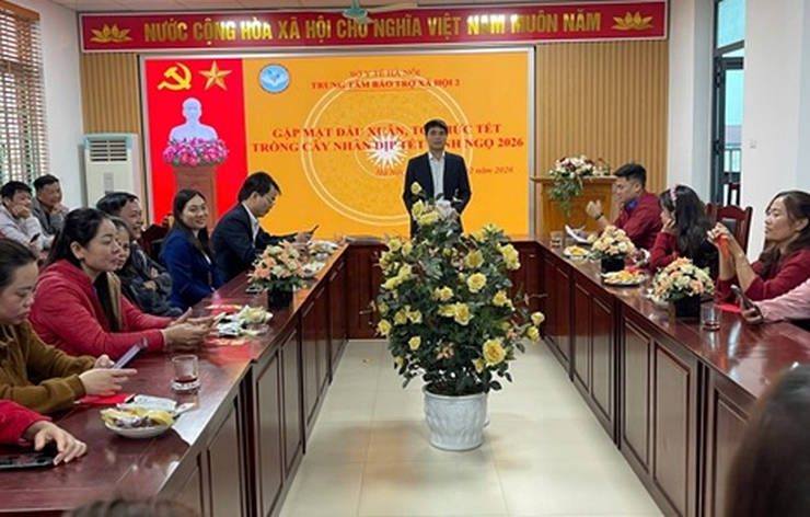 Gặp mặt đầu xuân và phát động “Tết trồng cây” tại Trung tâm Bảo trợ xã hội 2 Hà Nội- Ảnh 1.