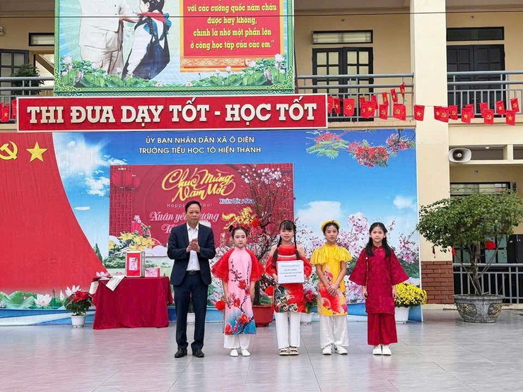 Nhiều chương trình hoạt động ý nghĩa Mừng Đảng – Mừng Xuân mới năm 2026 tại các trường học trên địa bàn xã- Ảnh 4.