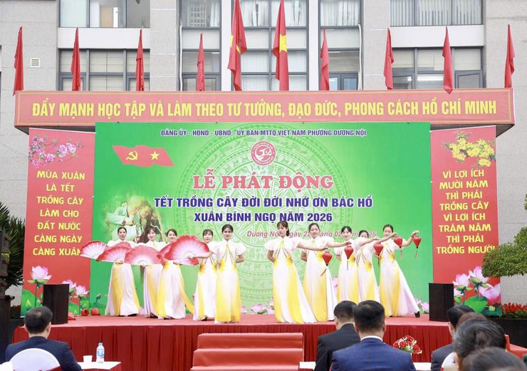 Phường Dương Nội: Trồng cây xanh để xây dựng đô thị hài hòa với thiên nhiên- Ảnh 1.