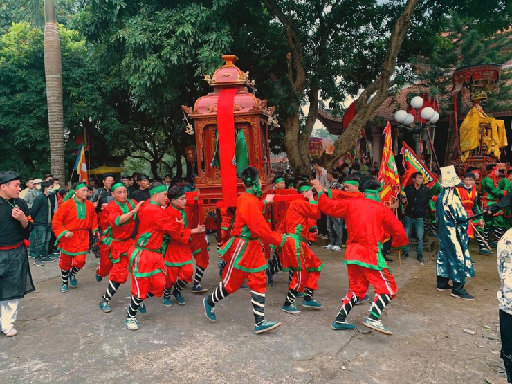 Phường Chương Mỹ tổ chức Đoàn dâng hương tại Lễ hội truyền thống làng Ninh Sơn năm 2026- Ảnh 5.