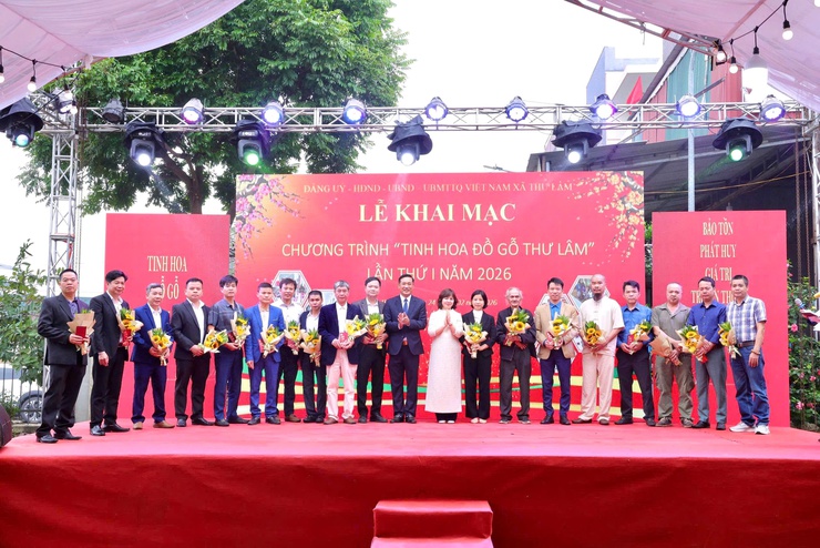 THƯ LÂM KHAI MẠC CHƯƠNG TRÌNH “TINH HOA ĐỒ GỖ THƯ LÂM LẦN THỨ I” NĂM 2026- Ảnh 10.