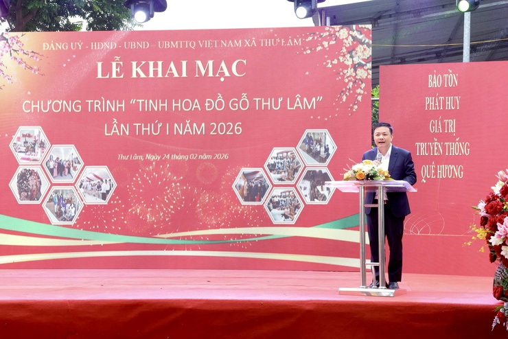 THƯ LÂM KHAI MẠC CHƯƠNG TRÌNH “TINH HOA ĐỒ GỖ THƯ LÂM LẦN THỨ I” NĂM 2026- Ảnh 6.