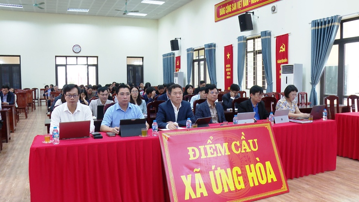 ỨNG HOÀ THAM DỰ HỘI NGHỊ NGHIÊN CỨU, HỌC TẬP, QUÁN TRIỆT NGHỊ QUYẾT SỐ 79 -NQ/TW VÀ NGHỊ QUYẾT SỐ 80 -NQ/TW CỦA BỘ CHÍNH TRỊ.- Ảnh 2.