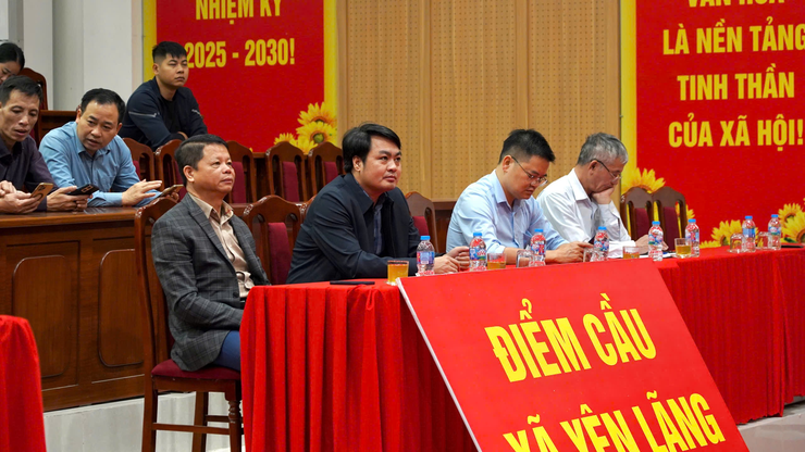 Xã Yên Lãng tiếp sóng Hội nghị nghiên cứu, học tập, quán triệt Nghị quyết số 79-NQ/TW và Nghị quyết số 80-NQ/TW của Bộ Chính trị- Ảnh 2.