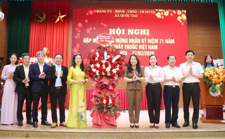 Quốc Oai gặp mặt kỷ niệm 71 năm ngày thầy thuốc việt nam (27/2/1955 – 27/2/2026) Tri ân những “chiến sĩ áo trắng” vì sức khỏe Nhân dân- Ảnh 2.