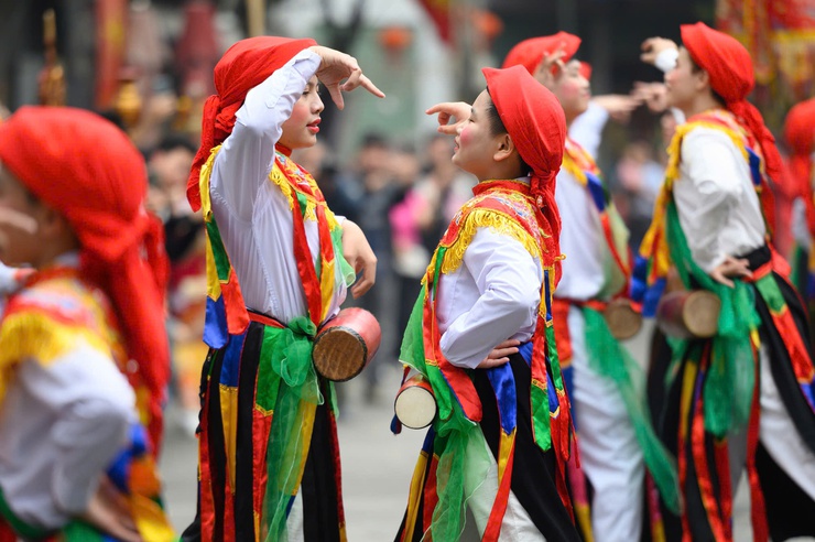 Hội làng Triều Khúc: Nơi gìn giữ và phát huy bản sắc văn hóa dân gian- Ảnh 5.