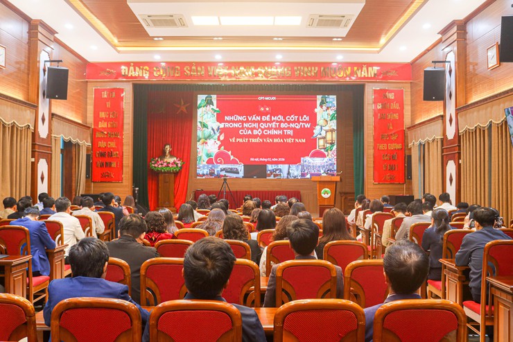 Hội nghị toàn quốc nghiên cứu, học tập, quán triệt và triển khai thực hiện Nghị quyết số 79-NQ/TW và Nghị quyết số 80-NQ/TW- Ảnh 5.