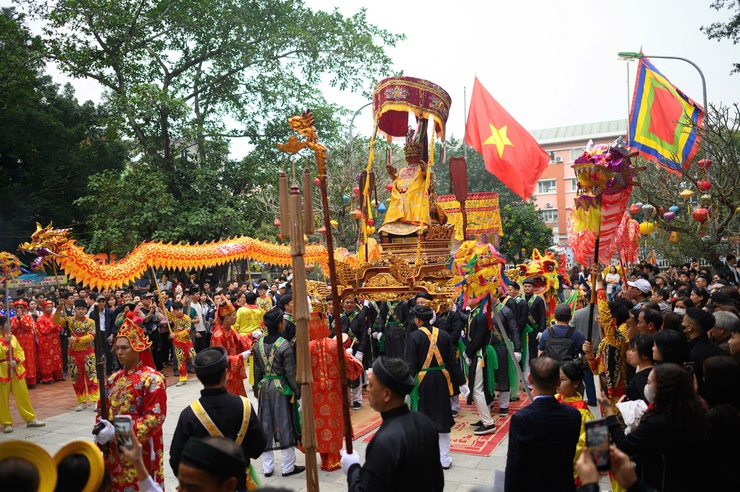 Hội làng Triều Khúc: Nơi gìn giữ và phát huy bản sắc văn hóa dân gian- Ảnh 2.