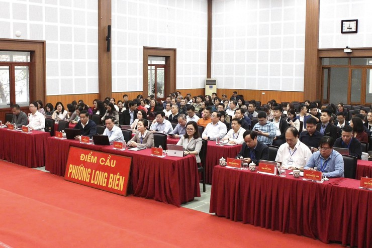 Đảng ủy phường Long Biên triển khai tổ chức tiếp sóng hội nghị toàn quốc- Ảnh 1.