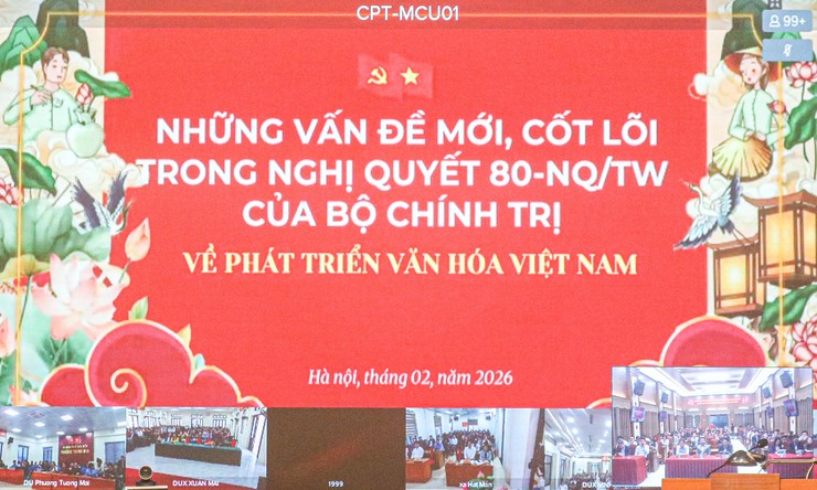 Hội nghị toàn quốc nghiên cứu, học tập, quán triệt và triển khai thực hiện Nghị quyết số 79-NQ/TW và Nghị quyết số 80-NQ/TW- Ảnh 6.