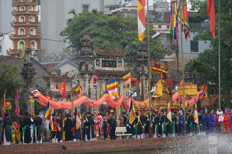 Hội làng Triều Khúc: Nơi gìn giữ và phát huy bản sắc văn hóa dân gian- Ảnh 1.