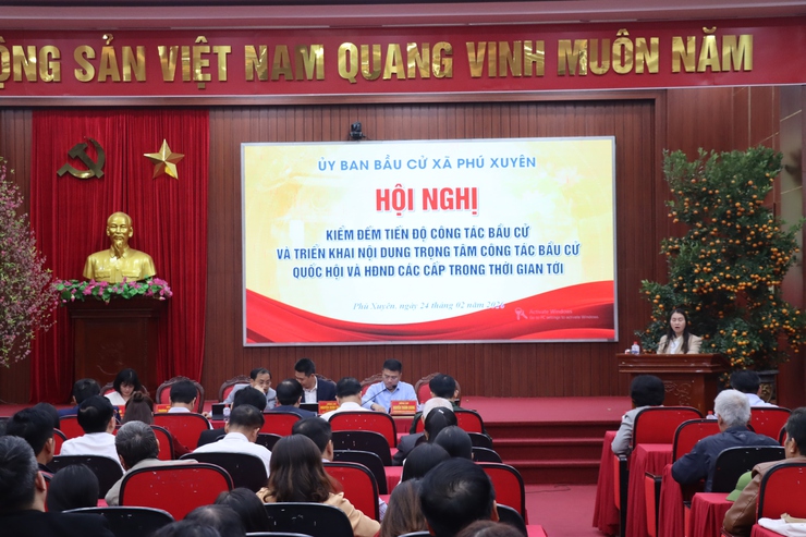 ỦY BAN BẦU CỬ XÃ PHÚ XUYÊN HỌP TRIỂN KHAI CÁC NỘI DUNG TRỌNG TÂM TRONG CÔNG TÁC BẦU CỬ- Ảnh 3.