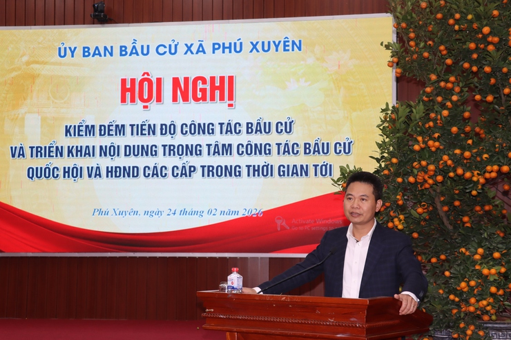 ỦY BAN BẦU CỬ XÃ PHÚ XUYÊN HỌP TRIỂN KHAI CÁC NỘI DUNG TRỌNG TÂM TRONG CÔNG TÁC BẦU CỬ- Ảnh 7.
