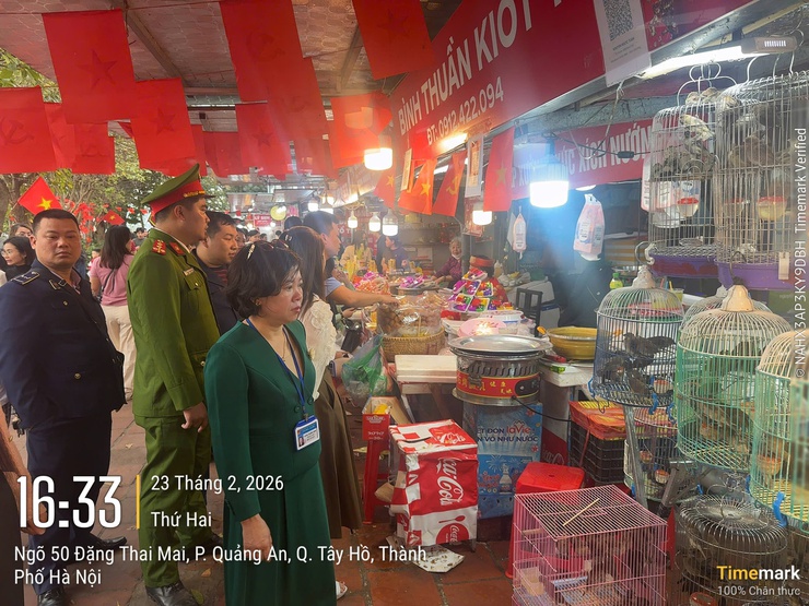 Phường Tây Hồ: Tăng cường công tác đảm bảo ATTP tại Phủ Tây Hồ- Ảnh 1.