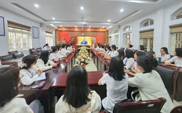Đảng ủy phường Long Biên triển khai tổ chức tiếp sóng hội nghị toàn quốc- Ảnh 4.