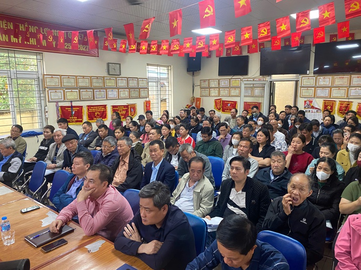 Phường Từ Liêm tiếp xúc các hộ dân thuộc diện thu hồi đất dự án công viên hồ điều hòa Phú Đô- Ảnh 2.