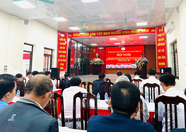 Hòa Xá triển khai kế hoạch tổ chức hội nghị tiếp xúc cử tri phục vụ vận động bầu cử đại biểu HĐND xã nhiệm kỳ 2026–2031- Ảnh 2.