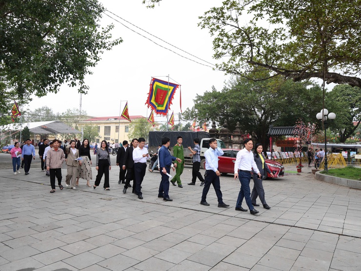 Tam Hưng tổng duyệt công tác chuẩn bị Lễ khai hội Xuân Bính Ngọ tại Di tích quốc gia đặc biệt chùa Bối Khê- Ảnh 1.