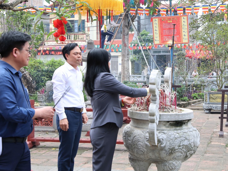 Tam Hưng tổng duyệt công tác chuẩn bị Lễ khai hội Xuân Bính Ngọ tại Di tích quốc gia đặc biệt chùa Bối Khê- Ảnh 3.