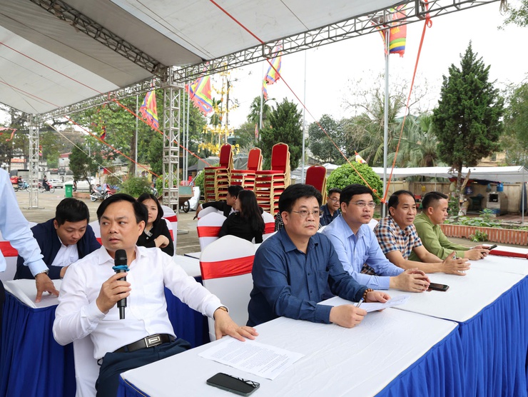 Tam Hưng tổng duyệt công tác chuẩn bị Lễ khai hội Xuân Bính Ngọ tại Di tích quốc gia đặc biệt chùa Bối Khê- Ảnh 4.