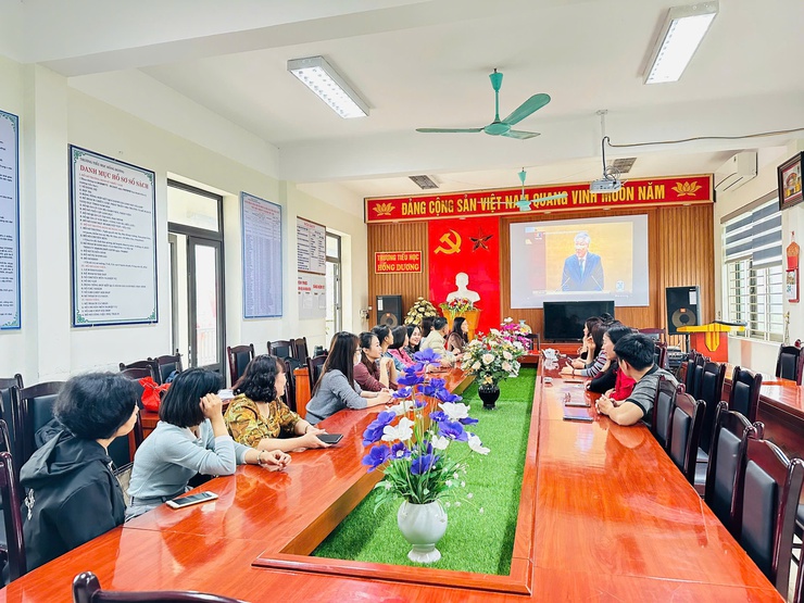  ĐẢNG BỘ XÃ DÂN HOÀ THAM DỰ HỘI NGHỊ TRỰC TUYẾN TOÀN QUỐC QUÁN TRIỆT, TRIỂN KHAI THỰC HIỆN CÁC NGHỊ QUYẾT SỐ 79 VÀ 80 CỦA BỘ CHÍNH TRỊ- Ảnh 5.