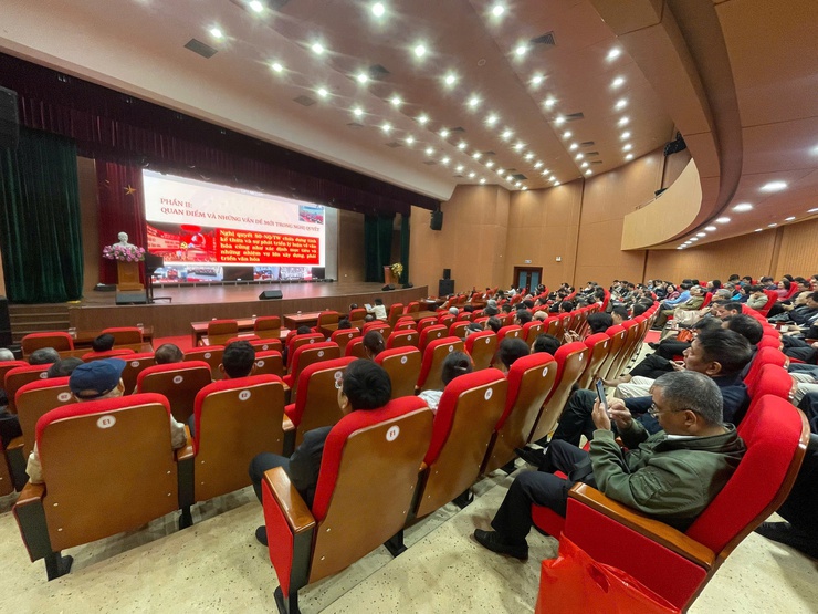 PHƯỜNG CẦU GIẤY NGHIÊM TÚC QUÁN TRIỆT, TRIỂN KHAI THỰC HIỆN NGHỊ QUYẾT 79 VÀ 80 CỦA BỘ CHÍNH TRỊ- Ảnh 2.