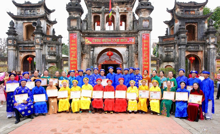 Thôn Duyên Trường và Thôn Bạch Liên tổ chức Lễ mừng thọ, chúc thọ cho các cụ cao tuổi đầu xuân Bính Ngọ 2026- Ảnh 4.