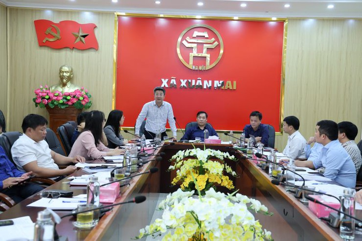 Xuân Mai: Kiểm điểm tiến độ công tác giải phóng mặt bằng thực hiện dự án Cải tạo, nâng cấp Quốc lộ 6 đoạn Ba La - Xuân Mai- Ảnh 2.