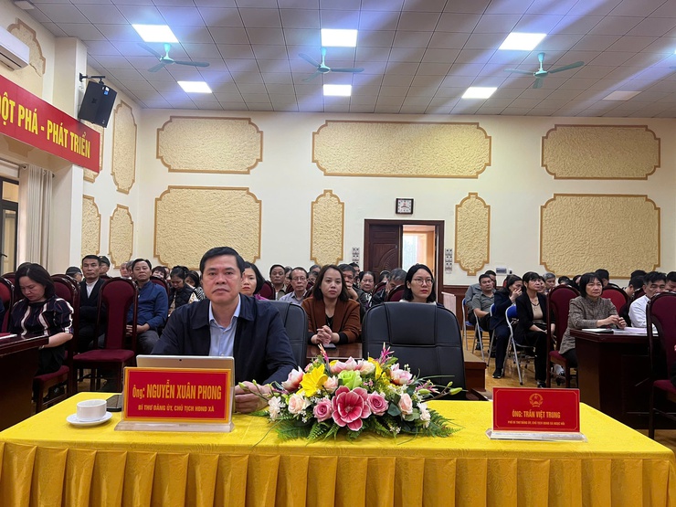 Xã Ngọc Hồi dự Hội nghị trực tuyến toàn quốc triển khai công tác bầu cử- Ảnh 1.