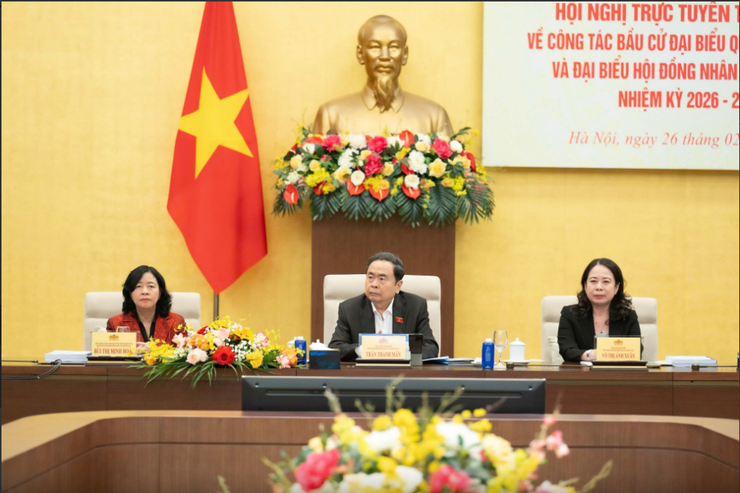 Xã Ngọc Hồi dự Hội nghị trực tuyến toàn quốc triển khai công tác bầu cử- Ảnh 3.