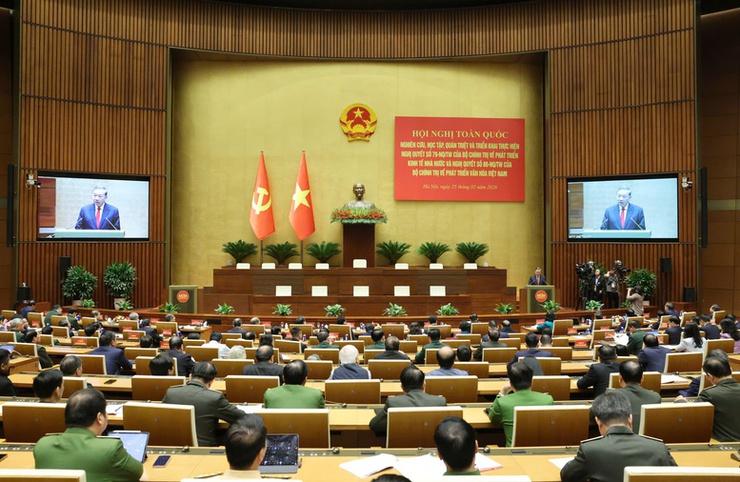 Toàn văn bài phát biểu của đồng chí Tổng Bí thư Tô Lâm tại hội nghị toàn quốc quán triệt, triển khai Nghị quyết số 79 - NQ/TW và Nghị quyết số 80-NQ/TW của Bộ Chính trị.- Ảnh 2.